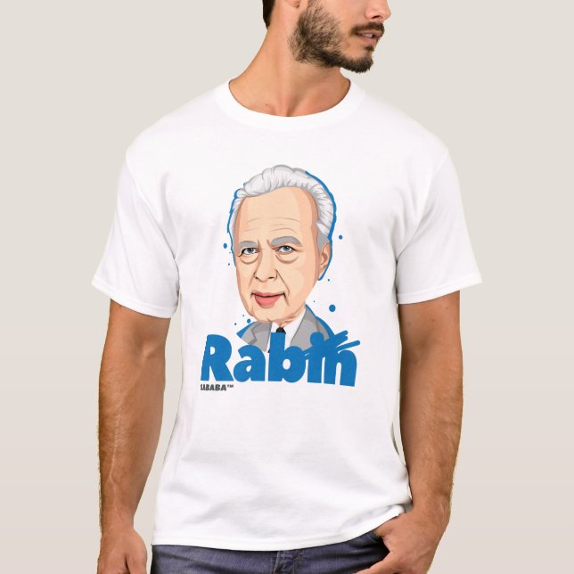Camiseta Ministro israelita de SABABA™ Rabin primeiro (Frente)