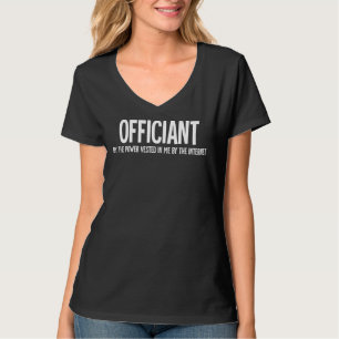 Camiseta Ministro Oficiente da Internet Ordenado para Casam