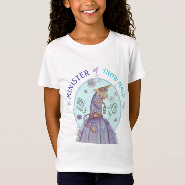 Camiseta Ministro para crianças mágicas (Frente)