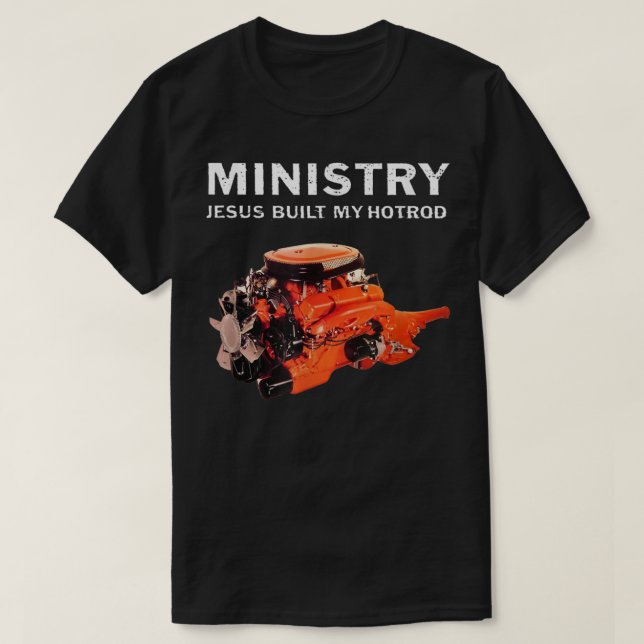Camiseta Ministry - Official Merchandise - Jesus Built My H (Frente do Design)