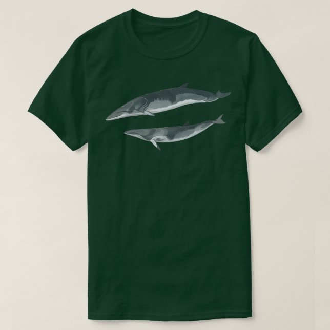 Camiseta minke whales 1 (Frente do Design)