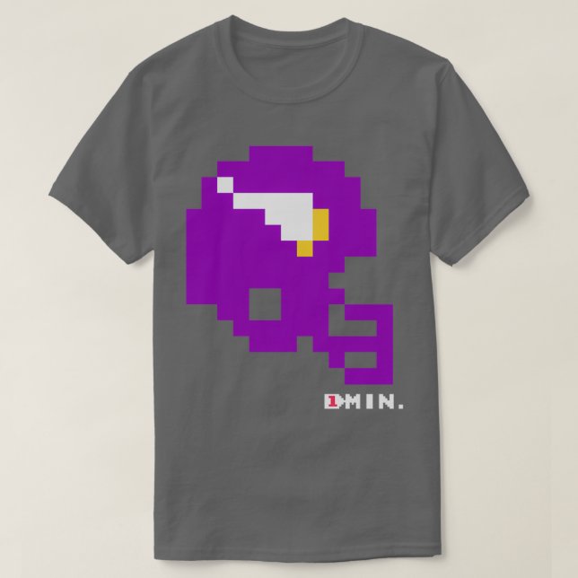 Camiseta Minn Helmet Tecmo Bowl (Frente do Design)