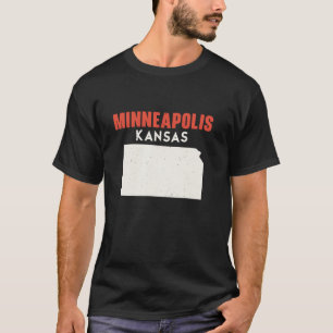 Camiseta Minneapolis Kansas EUA Estado América Viagem Kansa