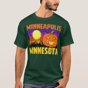 Camiseta Minneapolis Minnesota Happy Halloween Party Local