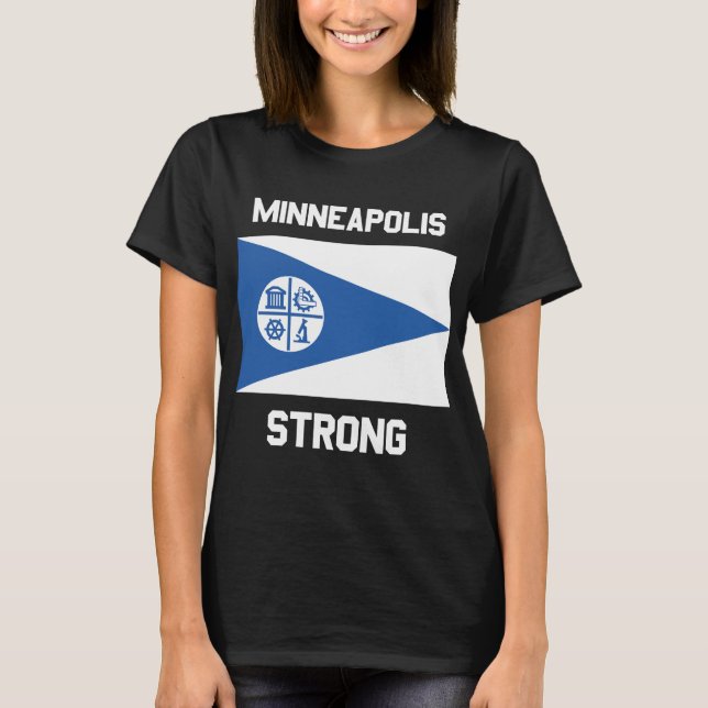 Camiseta Minneapolis Strong Women’s Basic T-Shirt (Frente)
