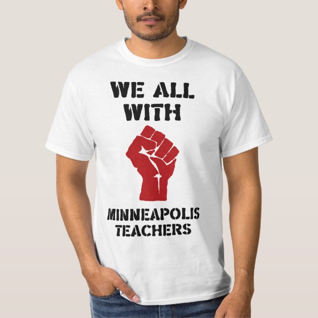 Camiseta Minneapolis teachers Cool Teacher quote stand with (Frente)