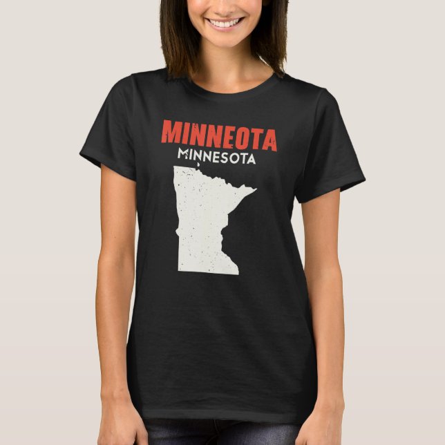 Camiseta Minneota Minnesota EUA Estado América Viagem Minne (Frente)