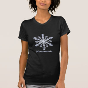 Camiseta Minnesnowta Blue Snowflake
