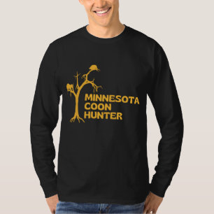 Camiseta Minnesota Coon Hunter - Caça à guaxinim divertida