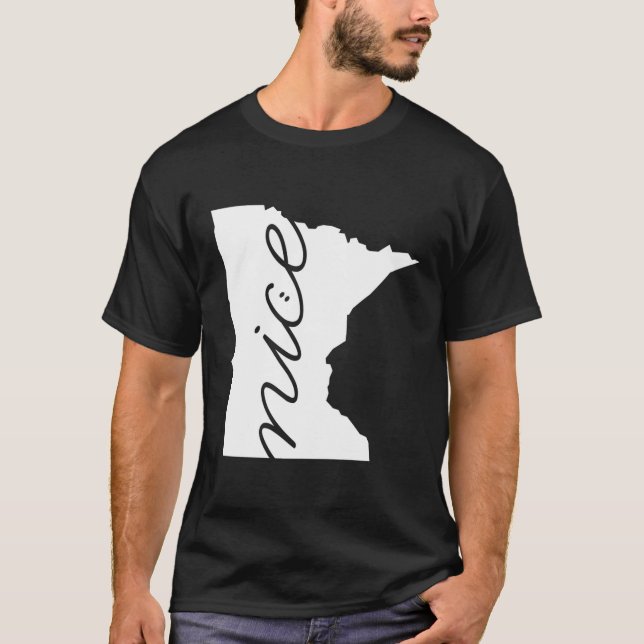 Camiseta Minnesota É Nice Um Minesota Orgulho Des (Frente)