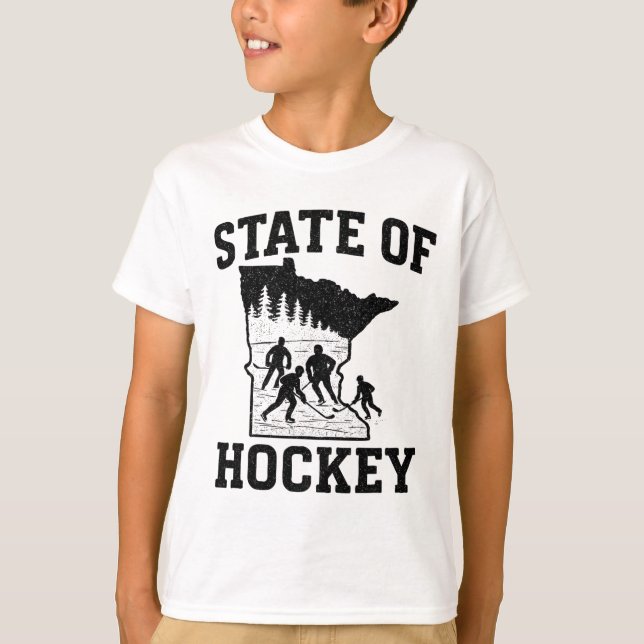 Camiseta Minnesota - Estado do Hóquei  (Frente)