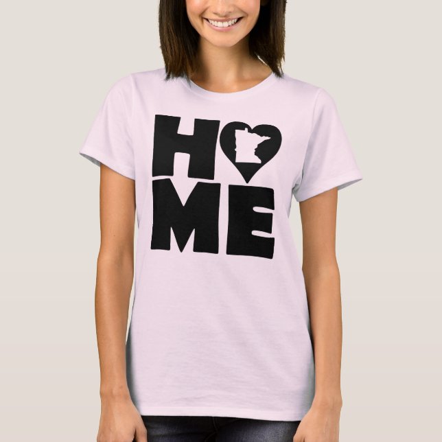 Camiseta Minnesota Home Heart State Tees (Frente)