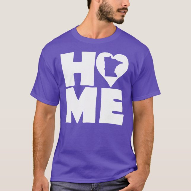 Camiseta Minnesota Home Heart State Tees (Frente)