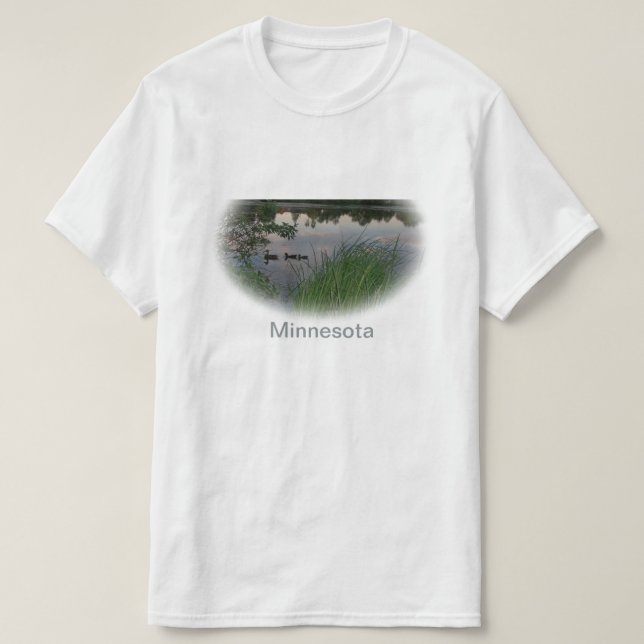 Camiseta Minnesota Lake T-Shirt (Frente do Design)