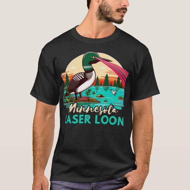 Camiseta Minnesota Laser Loon (Frente)