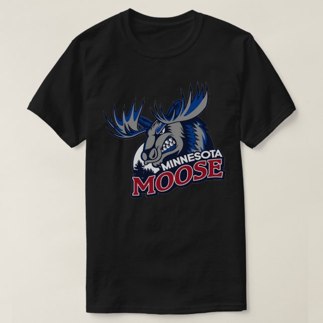 Camiseta Minnesota Moose Junior Hockey (Frente do Design)