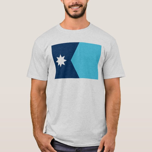 Camiseta Minnesota North Star Flag (Frente)