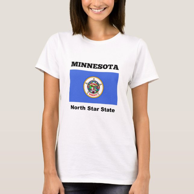 Camiseta Minnesota, North Star State, (Frente)