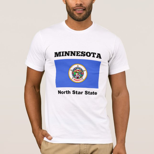 Camiseta Minnesota, North Star State, (Frente)