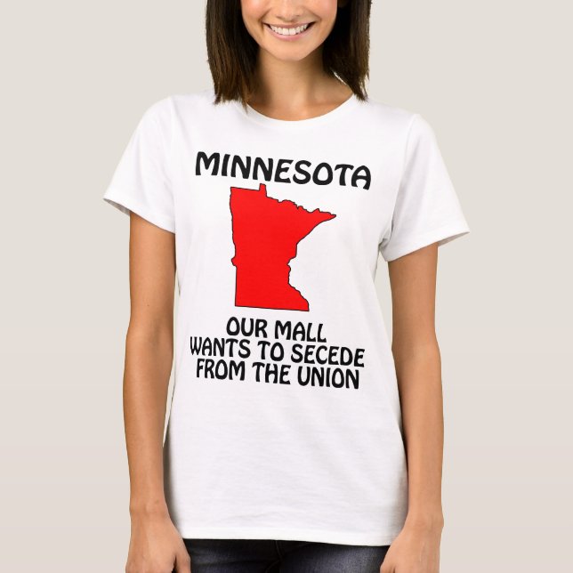 Camiseta Minnesota - Nosso Shopping Quer Se Separar Da Uniã (Frente)