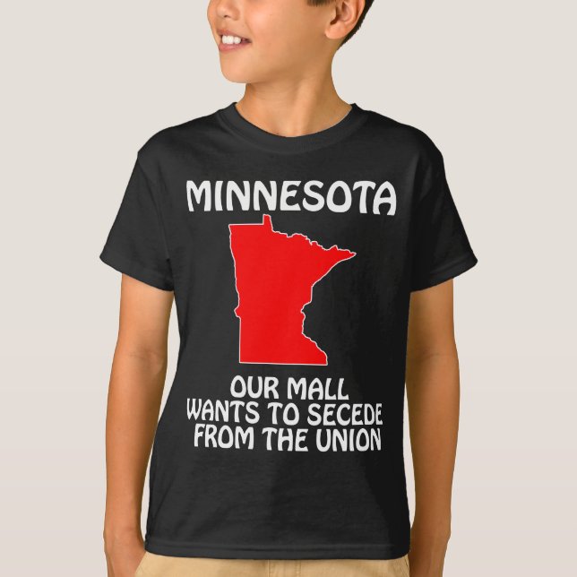 Camiseta Minnesota - Nosso Shopping Quer se Separar da Uniã (Frente)