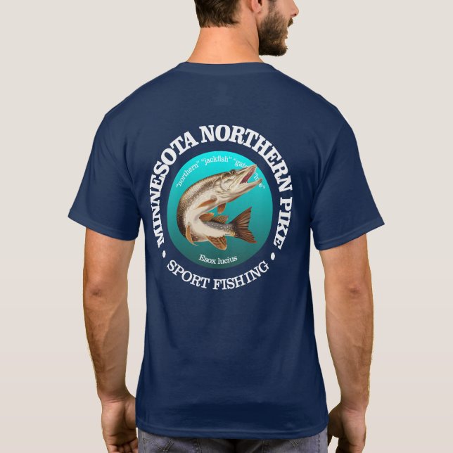 Camiseta Minnesota Pike Fish (Verso)