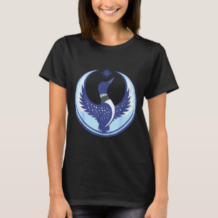 Camiseta Minnesota rebel loon nova bandeira do estado de mn