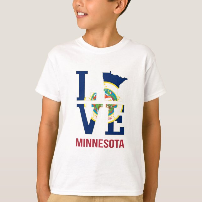 Camiseta Minnesota State USA Love (Frente)