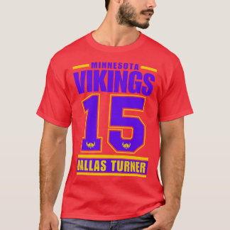 Camiseta Minnesota Vikings Dallas Turner 15 American Playe