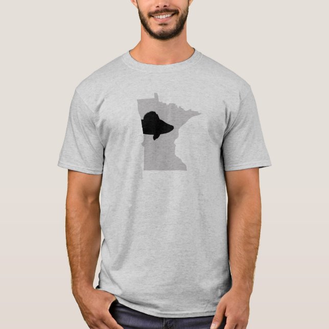 Camiseta Minnesota Walleye Silhouette (Frente)
