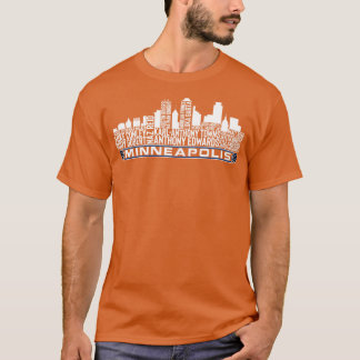 Camiseta Minnetap de 23 jogadores da equipe de basquete do