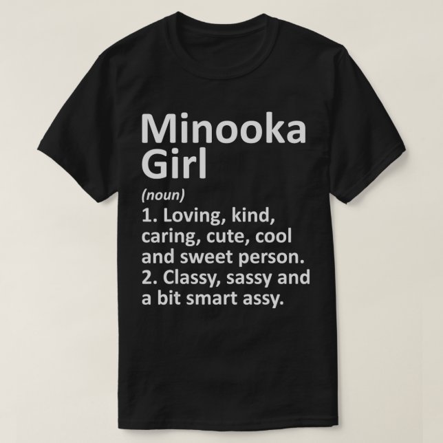 Camiseta MINOKA L IL ILLINOIS Funny City Home Roots Gift (Frente do Design)