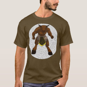 Camiseta Minotaur in front of a Maze