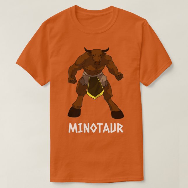 Camiseta Minotauro para pessoas que amam mitologia grega1 (Frente do Design)