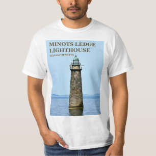Camiseta Minots Ledge Lighthouse, Massachusetts T-Shirt