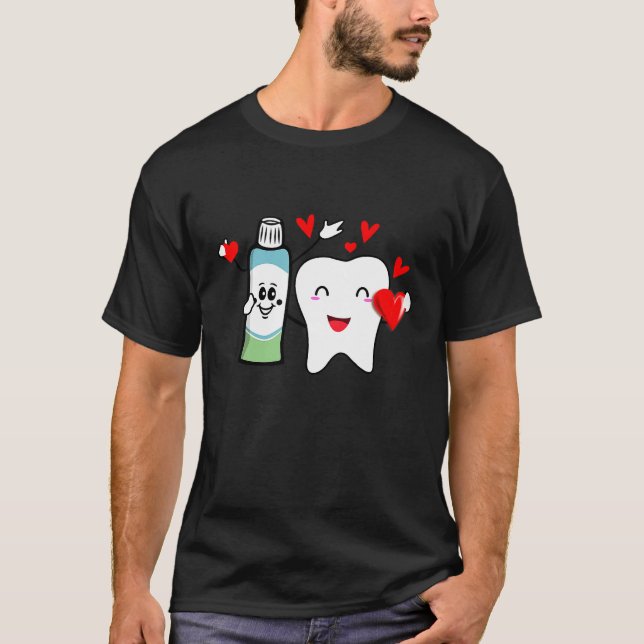 Camiseta Mint To Be Toothpaste Dentist Engraçado Dia de os  (Frente)