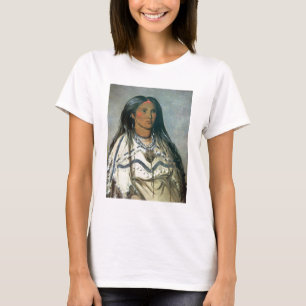 Camiseta "Mint", uma menina indiana de Mandan, 1832 (o