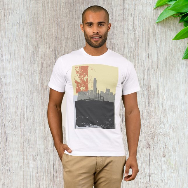 Camiseta Minúscula de fundo Abstrato Urbana moderna - paisa (Criador carregado)