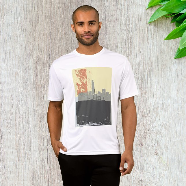 Camiseta Minúscula de fundo Abstrato Urbana moderna - paisa (Criador carregado)