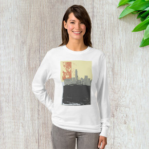 Camiseta Minúscula de fundo Abstrato Urbana moderna - paisa