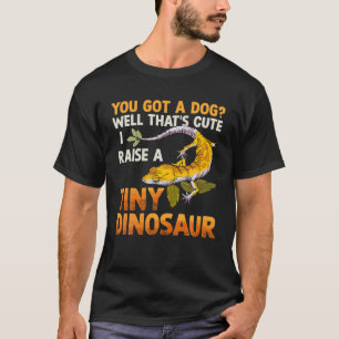 Camiseta Minúsculo Dinossauro Cute Lizard Réptil Gecko Cria