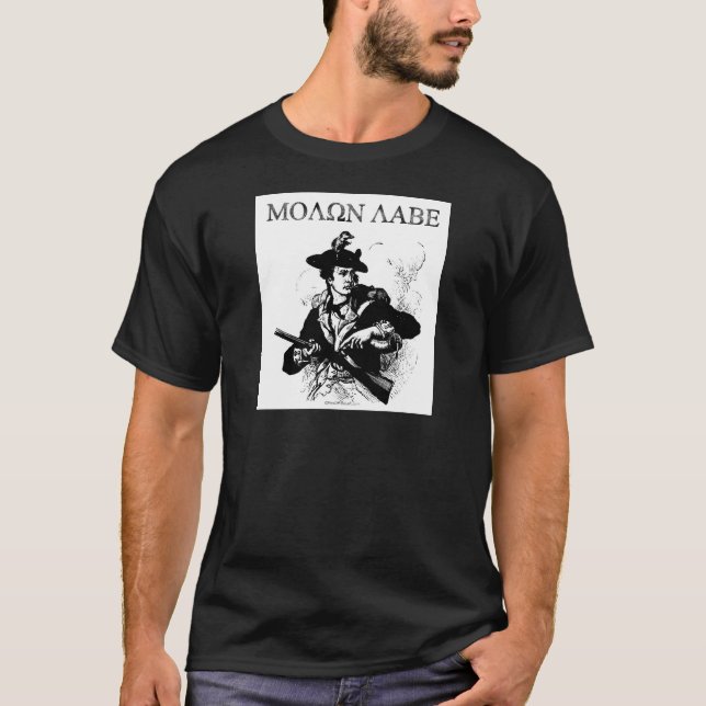 Camiseta Minuteman de Molon Labe (Frente)