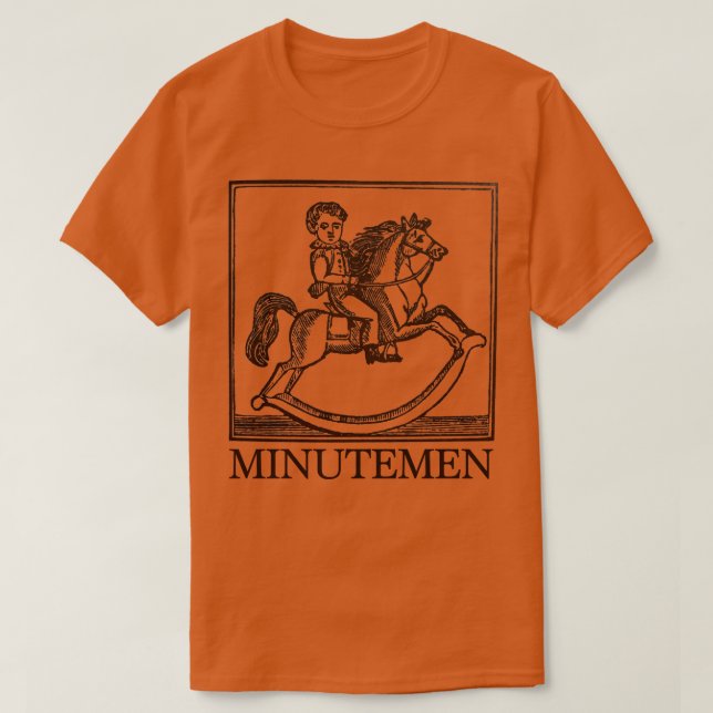 Camiseta Minutemen Vintage Visuals (Frente do Design)