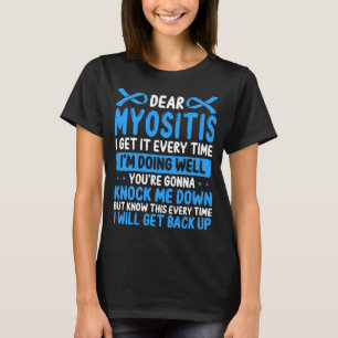 Camiseta Miosite Consciência Mês Azul Miosite Friso