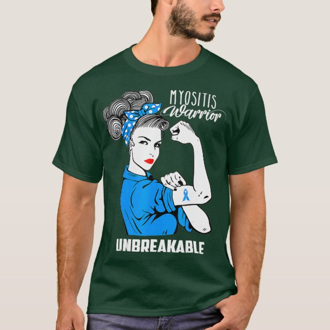 Camiseta Miosite Guerreira Miosite Inseparável Sensibilizaç (Frente)