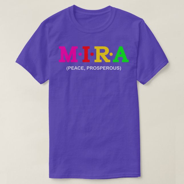 Camiseta Mira Peace Prosperous (Frente do Design)