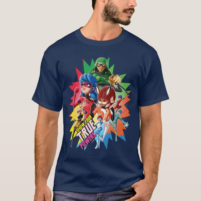 Camiseta Miraculoso Mostra Seus Poderes Verdadeiros (Frente)