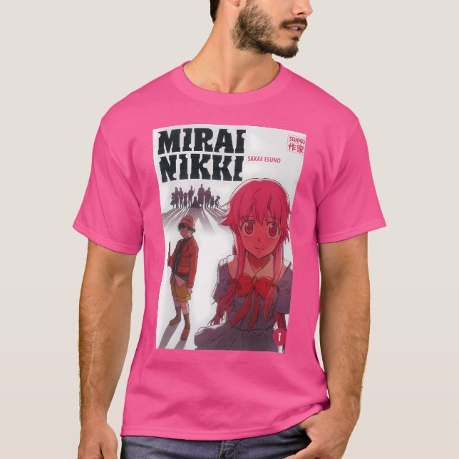 Camiseta Mirai Nikki - Futuro Cobrir Diário 1 (Frente)