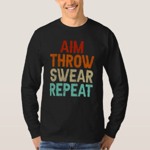 Camiseta Mirar Jogar Jurar Repetir Boule Boccia Petanque Bo