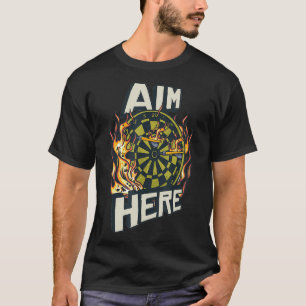Camiseta Mire Aqui As Dardas Sharpshooter Do Tabuleiro De A